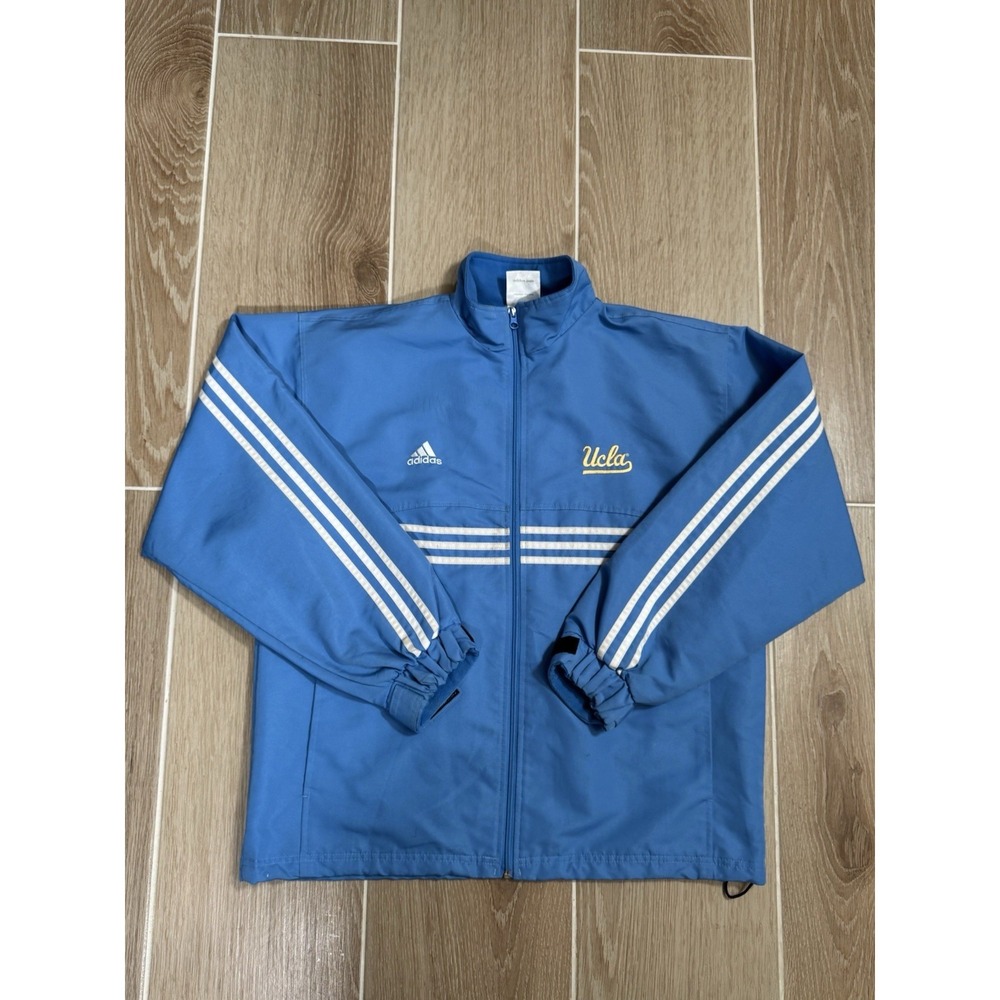 Vintage Adidas UCLA Bruins Jacket Mens Small Blue Long Sleeve Full Zip Track